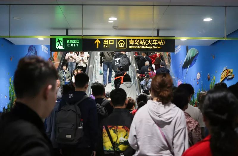青岛地铁端午假期客流统计大数据“出炉”：载客422.