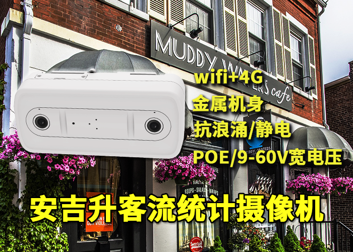 安吉升新零售人流量监测计数器(线下门店怎么统计客流)