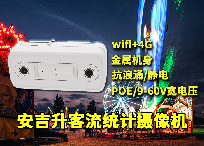 安吉升旅游景区客流监测系统（景区人流量分析统计摄像机）