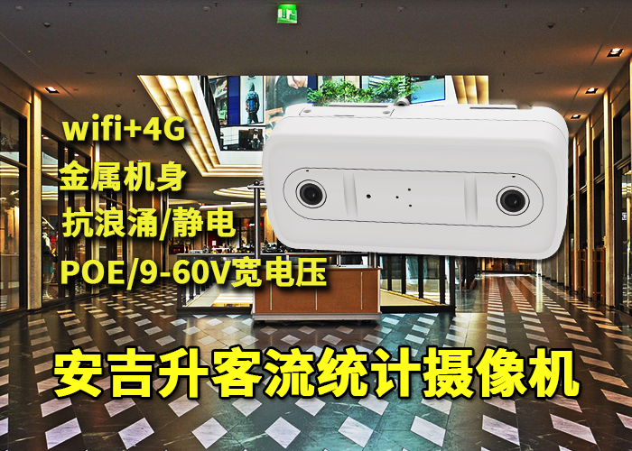 安吉升客流量分析统计系统（门店客流区域热点统计）