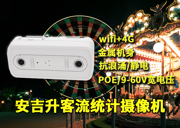 安吉升客流计数器如何统计张家界各景点进出口客流量的？